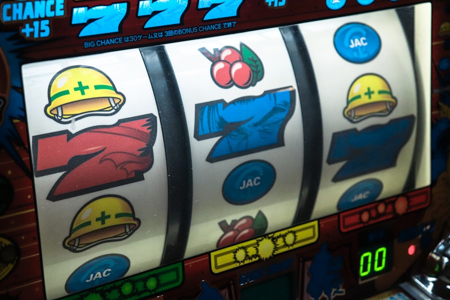 Mesin slot dengan simbar tujuh
